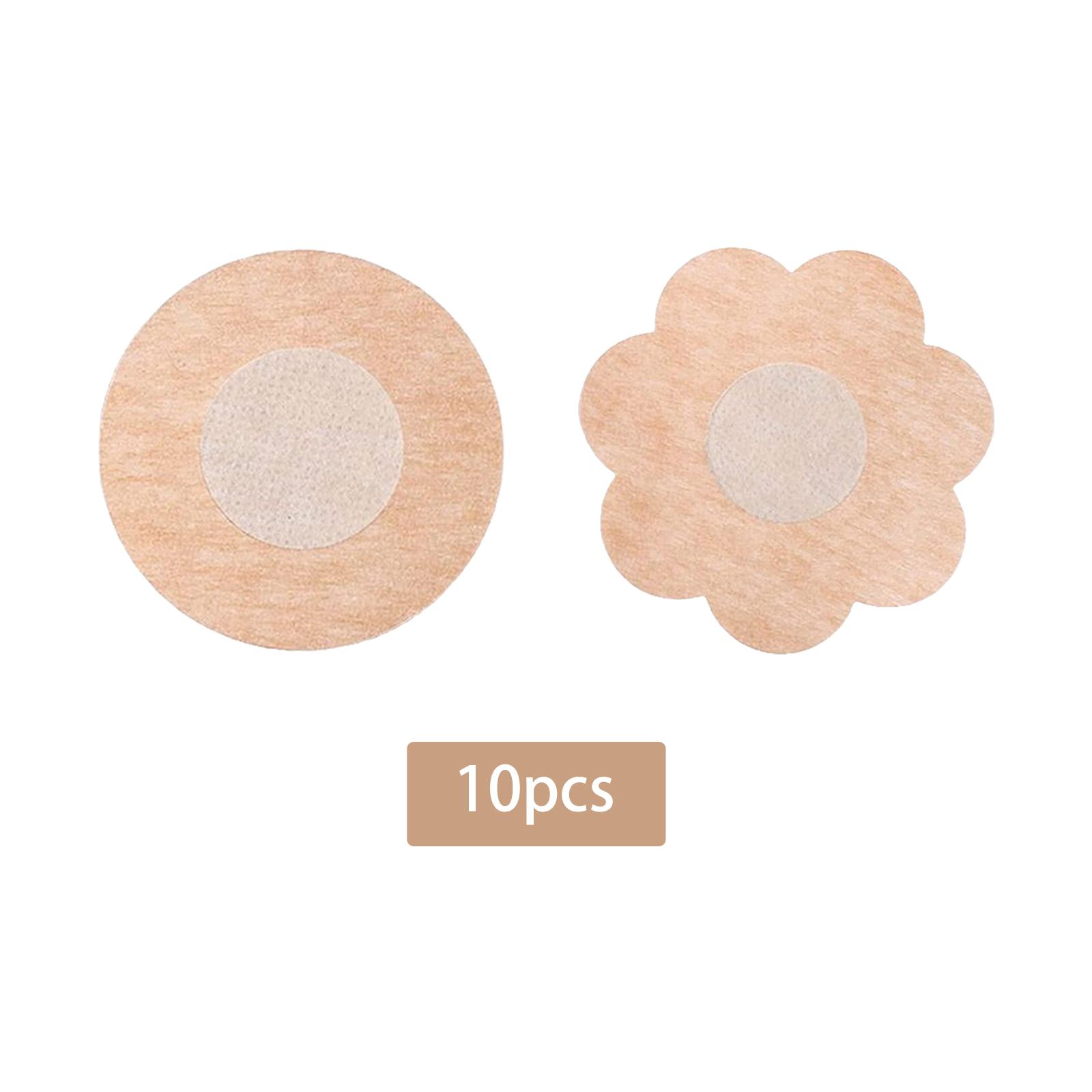 Nipple Cover Pasties - 10 adet göğüs bandı çiçek desenli