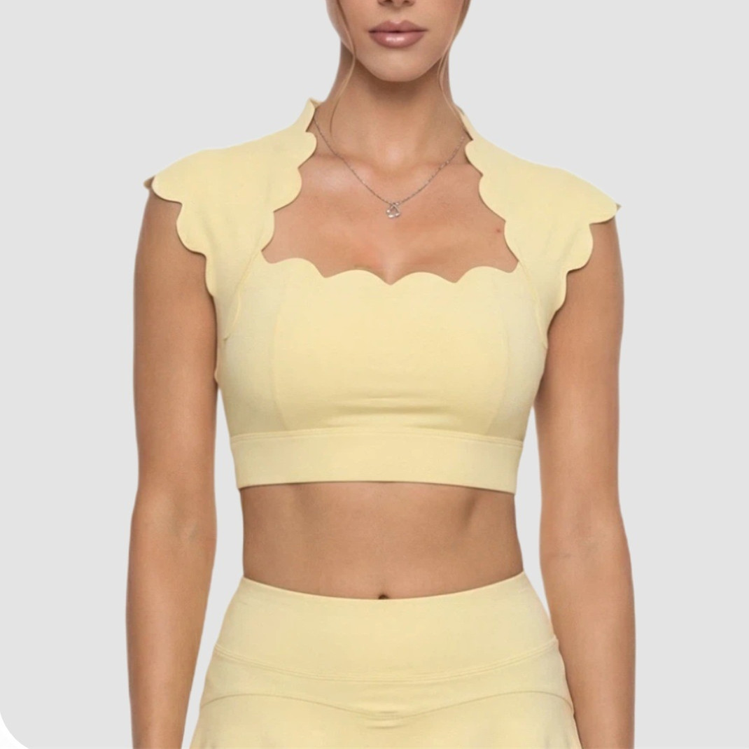 Sports Bra High Impact - Dalgalı Kadın Spor Atleti Yoga Sütyeni