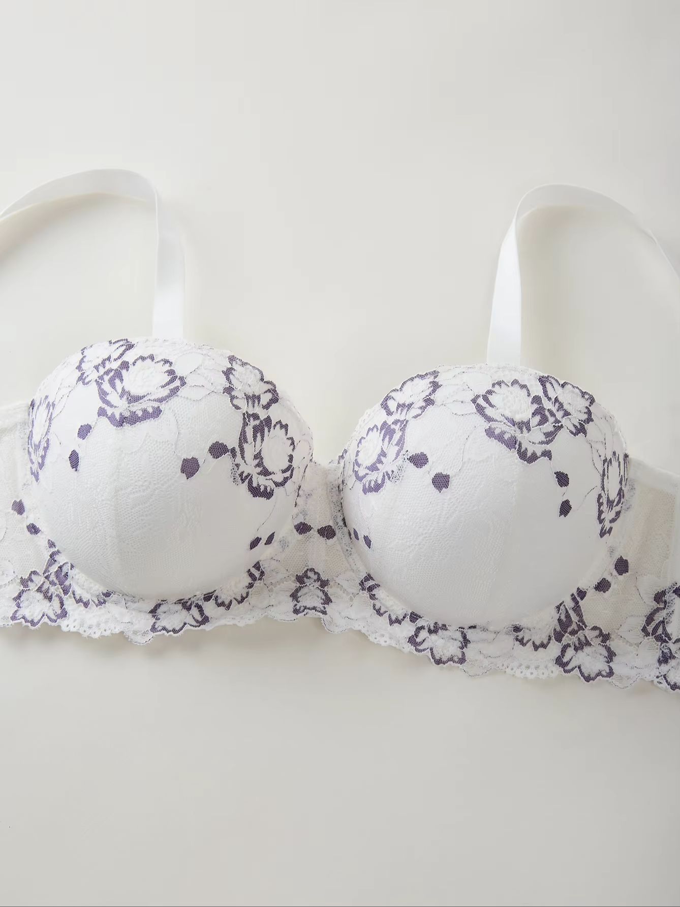 Büyük Beden Dantel ve İşlemeli - Push Up Bra Padded incelemesi ve fiyatı