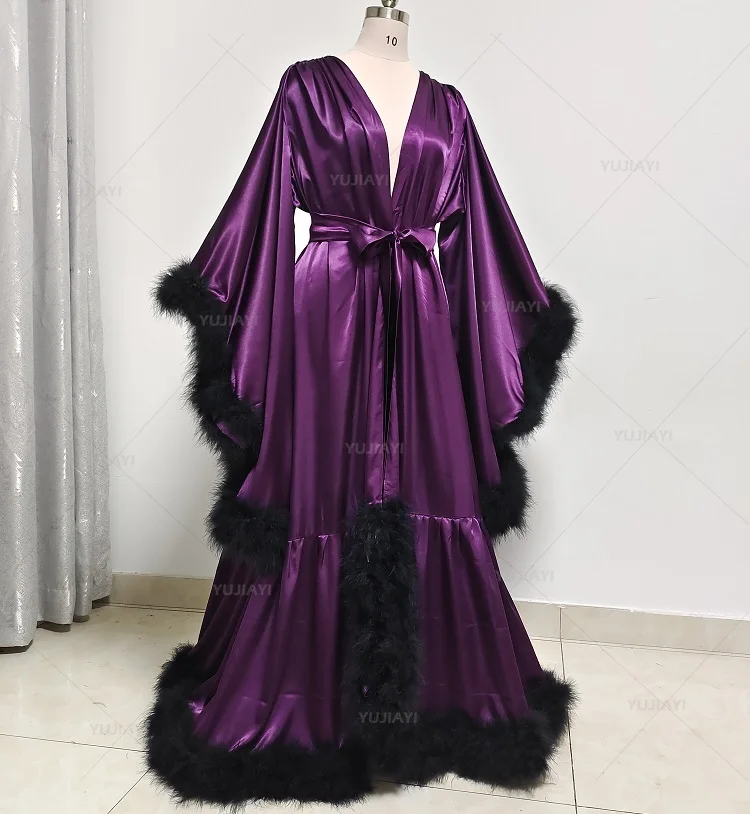 Kadınlar için bornoz Flare kol - Robe Silk Women incelemesi ve fiyatı