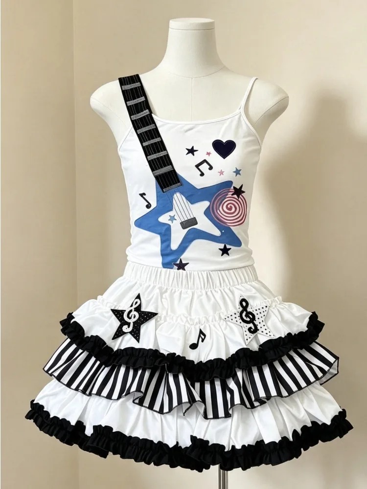 Retro 2000'ler Harajuku İki Pa - Cami Top Lace incelemesi ve fiyatı