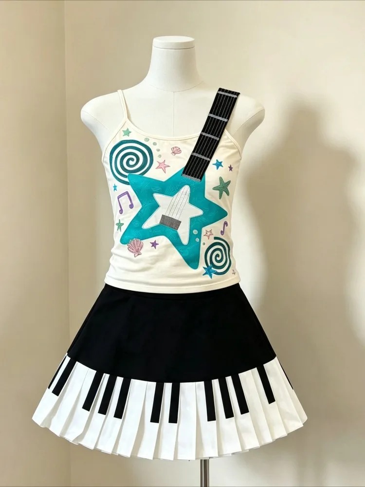 Retro 2000'ler Harajuku İki Pa - Cami Top Lace incelemesi ve fiyatı